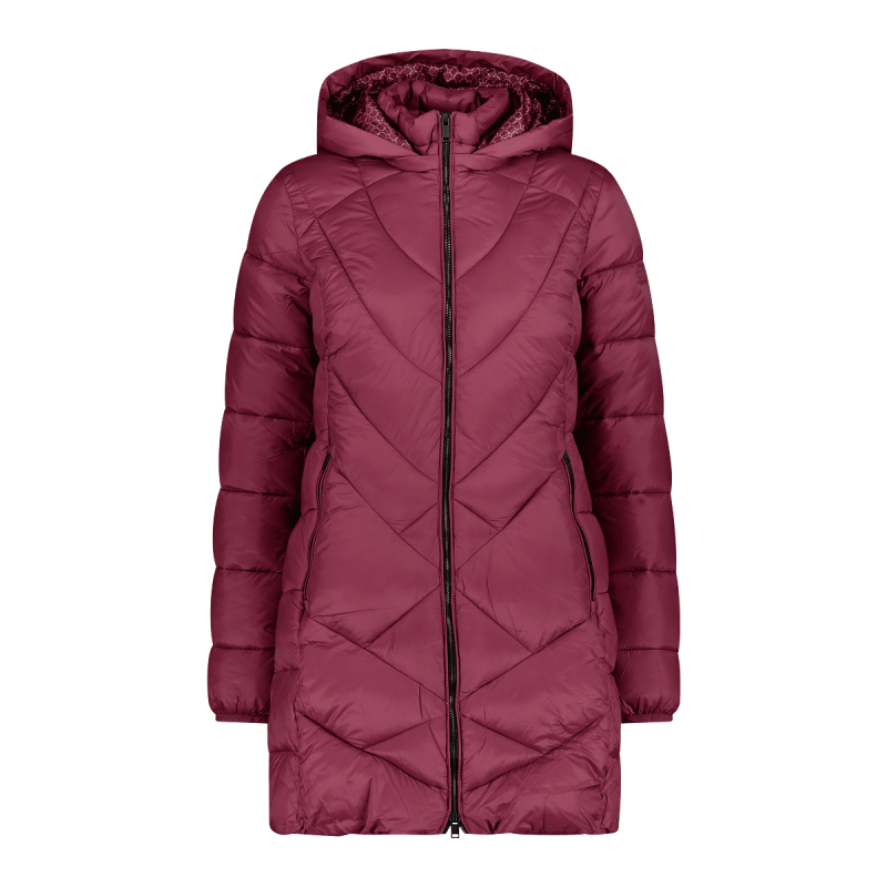 WOMAN PARKA SNAPS HOOD